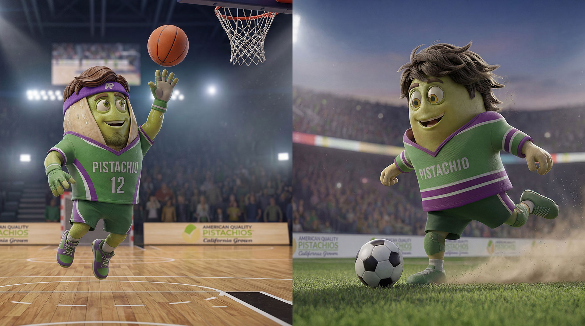 FUßBALL- UND BASKETBALL